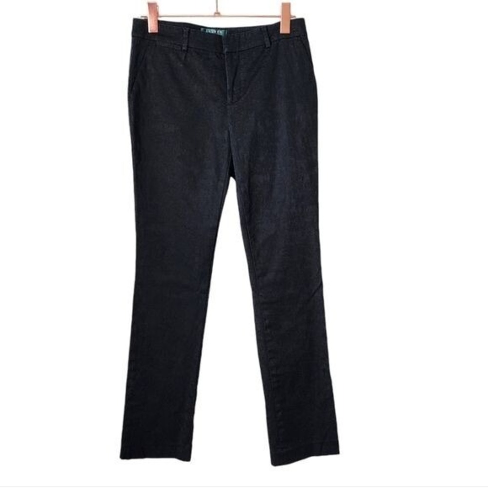 LAUREN RALPH LAUREN Edita Brocade Dress Pants in‎ black Size 4